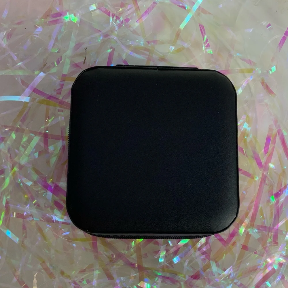 Mini Travel Black Portable Jewelry Storage Box